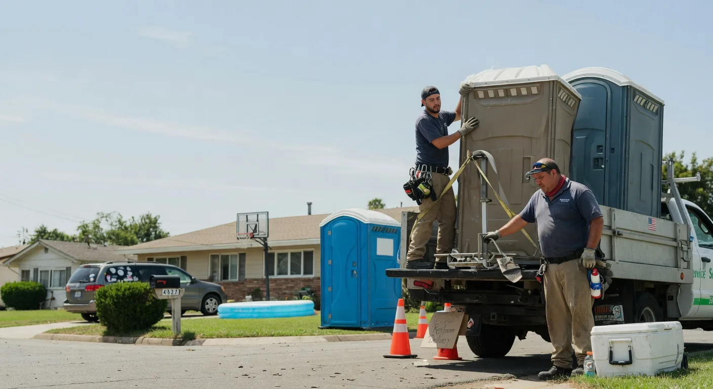 Porta Potty Rental in Dewitt, IL near me