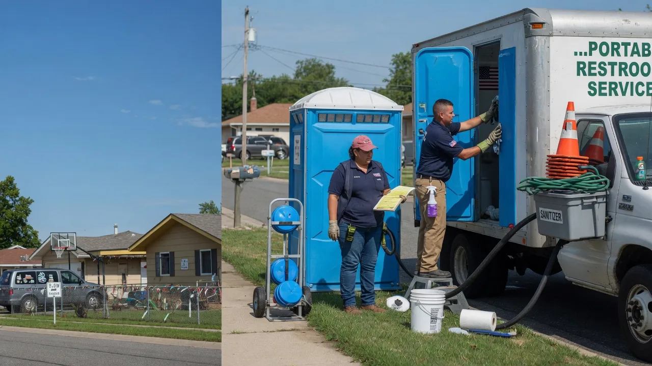 Portable Toilet Rental in Dewitt, IL near me